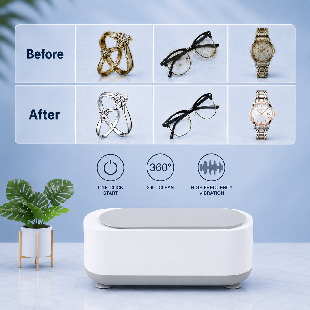 Portable Ultrasonic Jewellery Cleaner