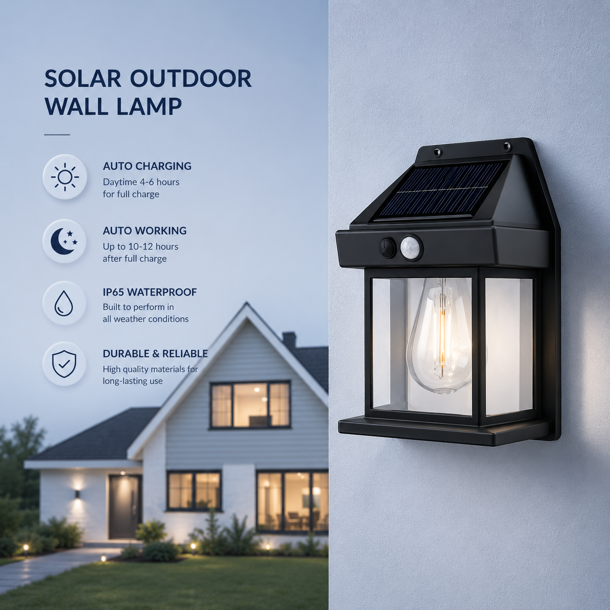 Outdoor Solar Garden Lamp