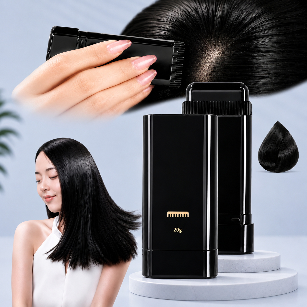 Instant Hair Color Comb
