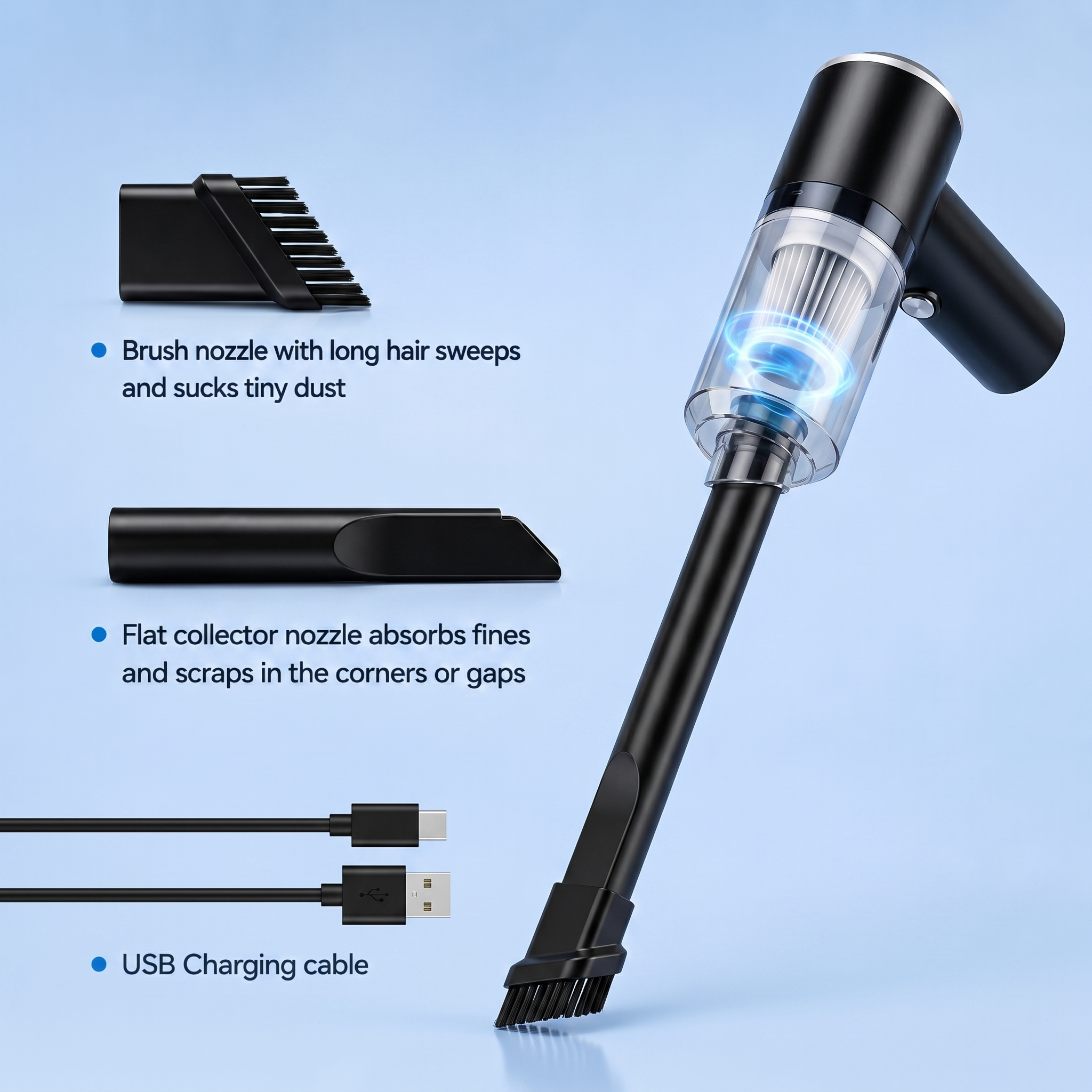 3-in-1 Portable Vacuum Cleaner